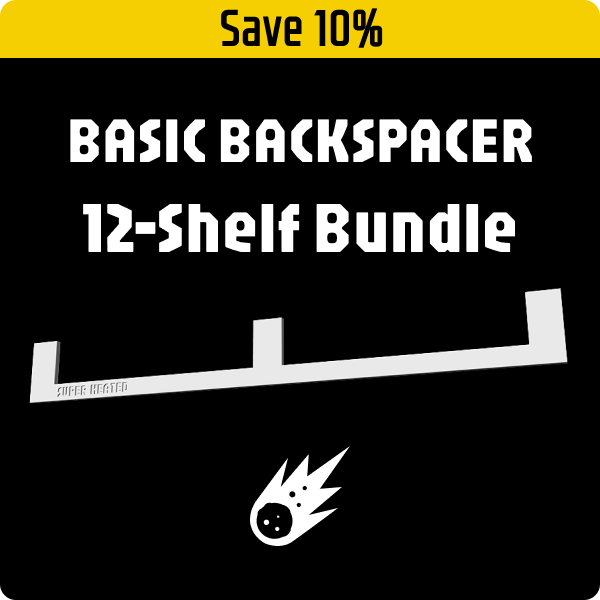 Save 10% on a 12-shelf bundle of the basic backspacer.