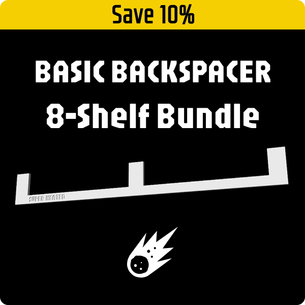 Save 10% on a 8-shelf bundle of the basic backspacer.